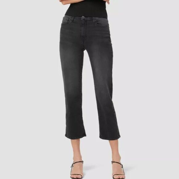 Hudson Noa Mid Rise Straight Crop Jeans in Twin Flame Size 31 NWOT - Picture 1 of 8